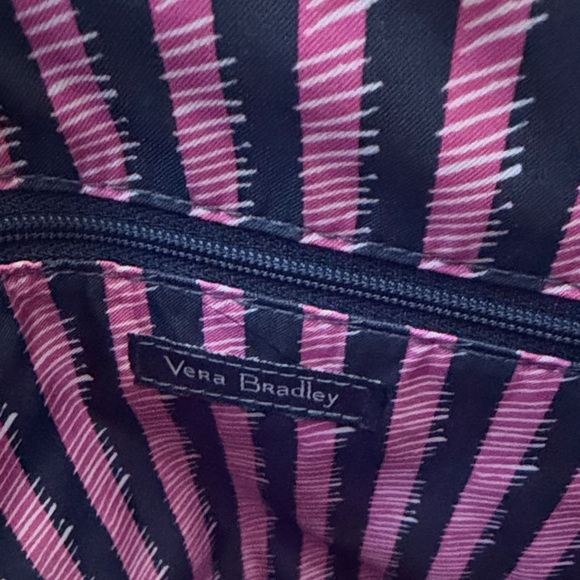 Vera Bradley Black and Burgundy Crossbody Bag Very Clean, Excellent Condition! - Picture 6 of 10